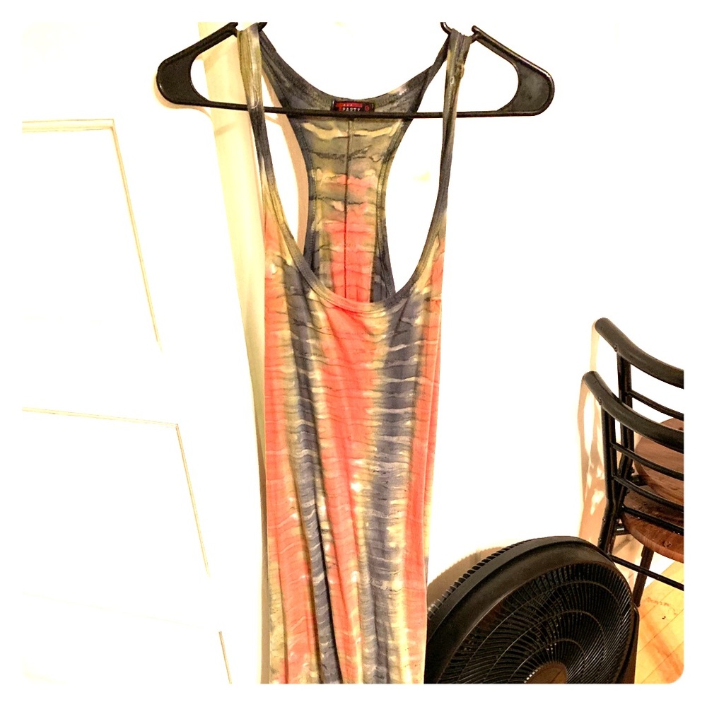 T Party size Small tie dye style dress